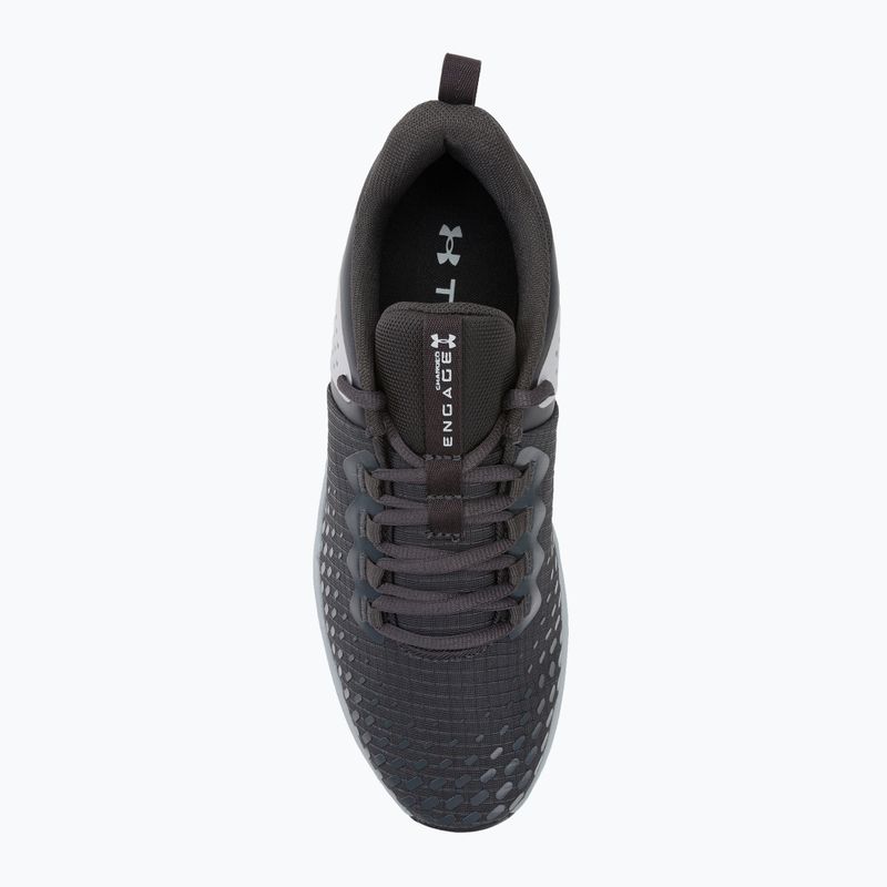 Кросівки тренувальні чоловічі Under Armour Charged Engage 2 чорно-білі 3025527 6