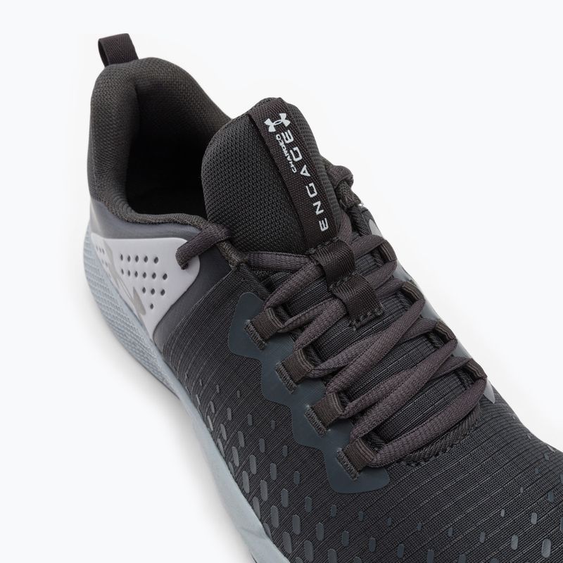 Кросівки тренувальні чоловічі Under Armour Charged Engage 2 чорно-білі 3025527 7