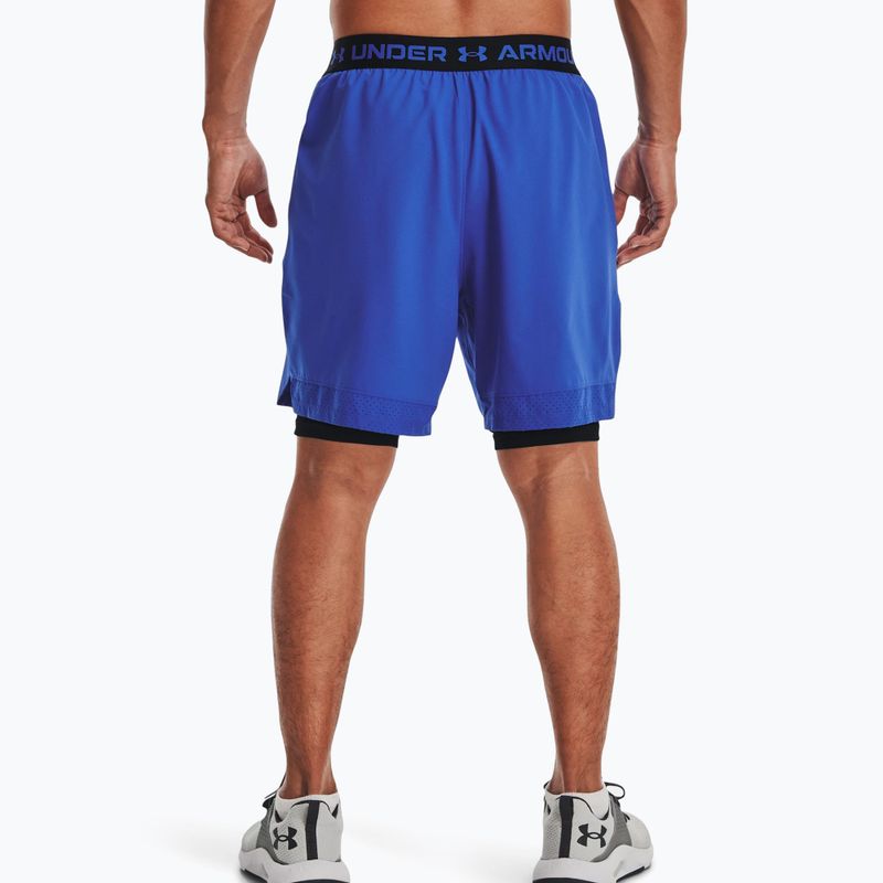 Шорти тренувальні 2-в-1 чоловічі Under Armour UA Vanish Woven Sts блакитні 1373764 4