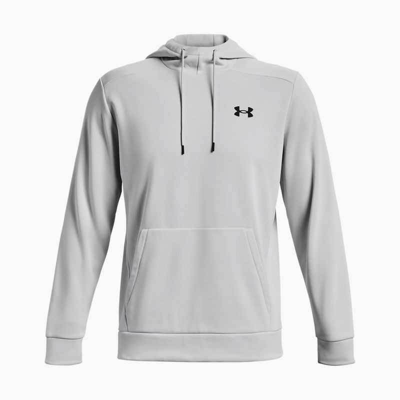 Кофта тренувальна чоловіча Under Armour Armour Fleece Hoodie сіра 1373353-014