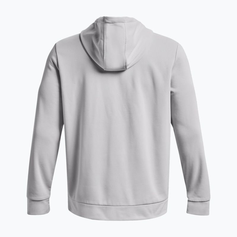 Кофта тренувальна чоловіча Under Armour Armour Fleece Hoodie сіра 1373353-014 2