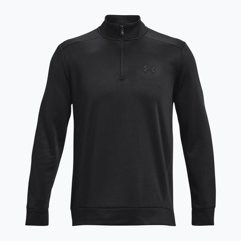 Кофта тренувальна чоловіча Under Armour Armour Fleece 1/4 Zip чорна 1373358-001 2