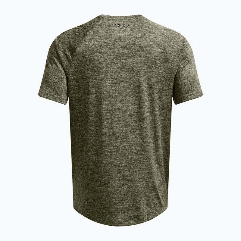 Футболка для тренувань чоловіча Under Armour Tech 2.0 marine od green/black 2