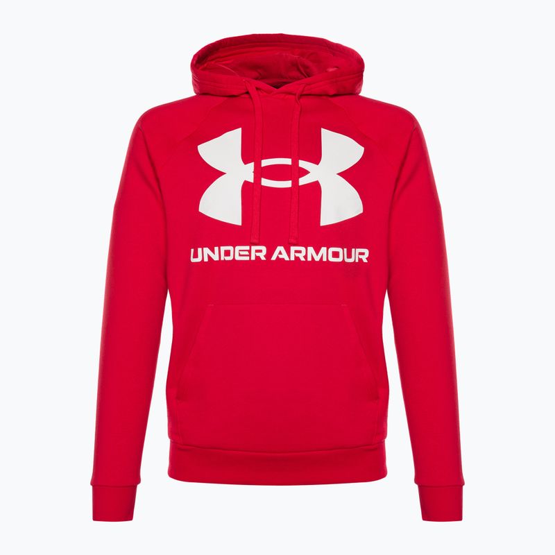 Кофта з капюшоном чоловіча Under Armour Rival Fleece Big Logo Hd червона 1357093 5