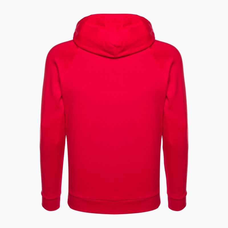 Кофта з капюшоном чоловіча Under Armour Rival Fleece Big Logo Hd червона 1357093 6