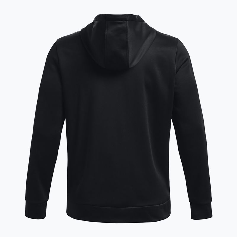 Кофта чоловіча Under Armour Fleece FZ Hoodie black/black 6