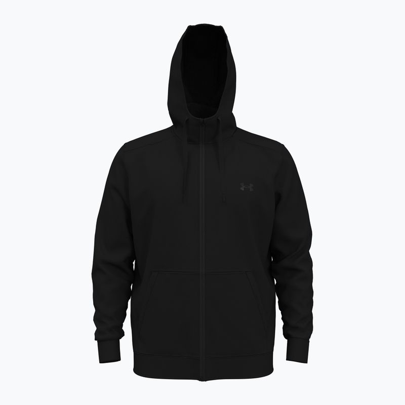 Кофта чоловіча Under Armour Fleece FZ Hoodie black/black 7