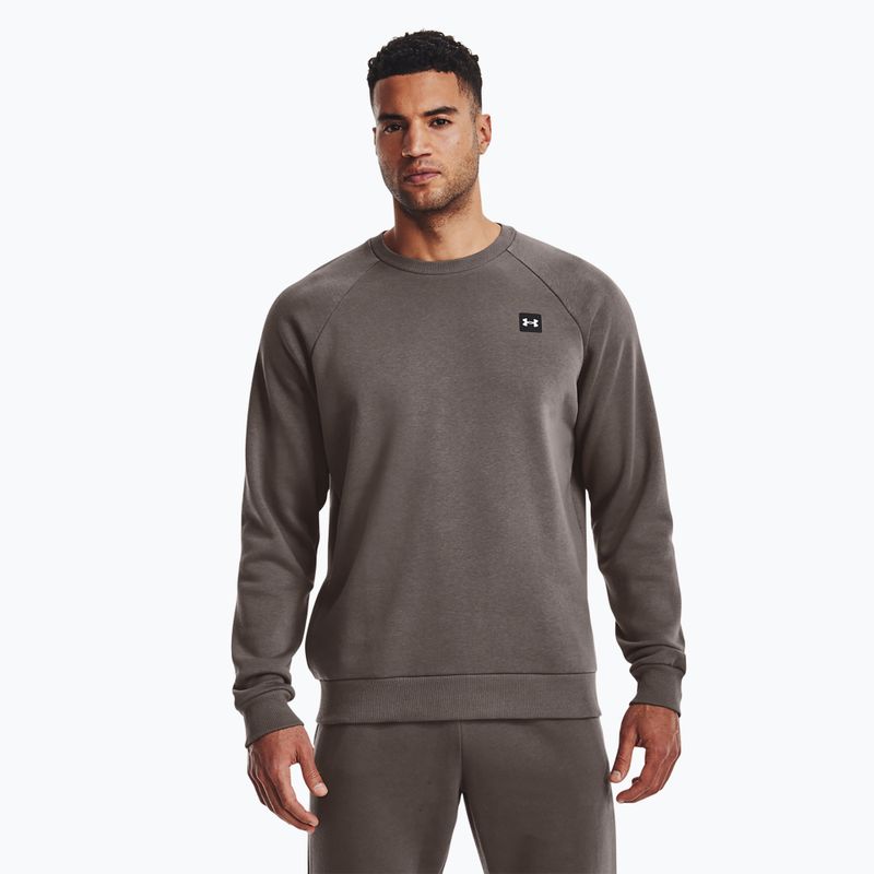 Кофта чоловіча Under Armour Rival Fleece Crew brown