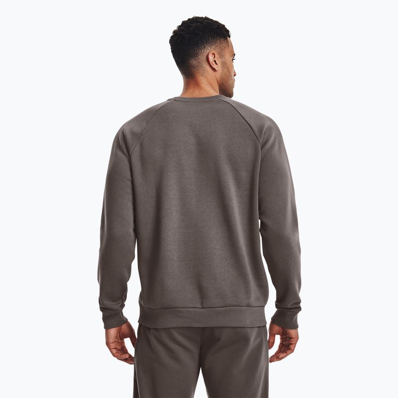 Кофта чоловіча Under Armour Rival Fleece Crew brown 3