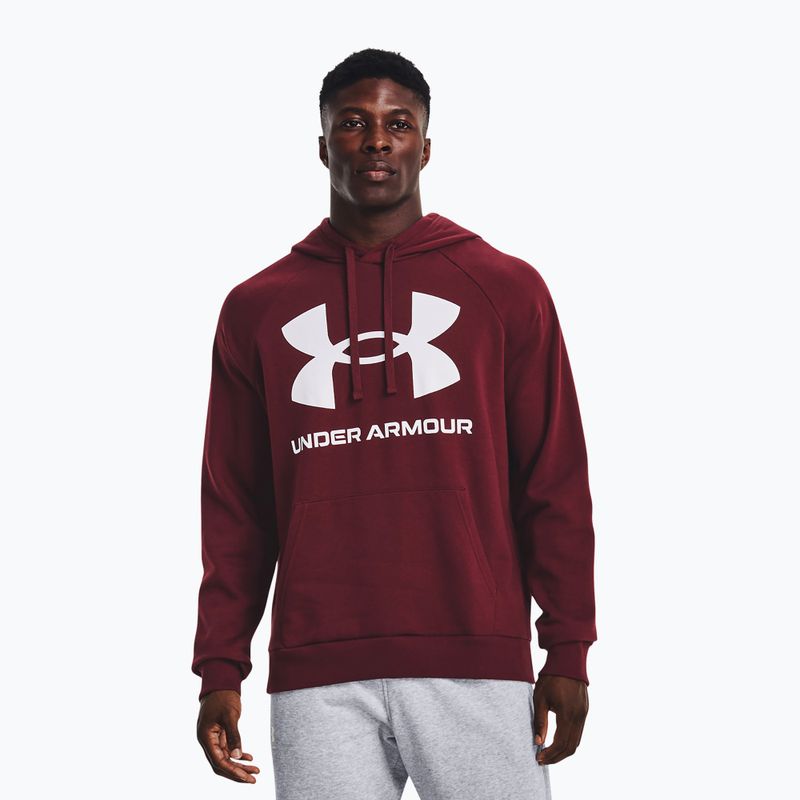 Кофта чоловіча Under Armour Rival Fleece Big Logo HD chestnut red