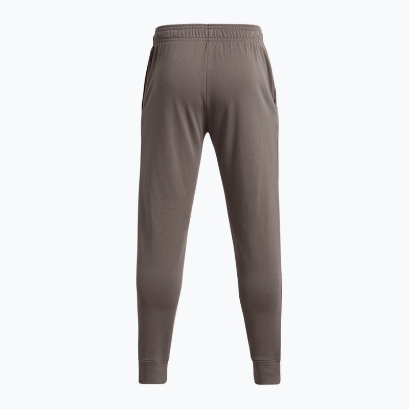 Спортивні штани чоловічі Under Armour Ua Rival Terry Jogger 176 сірі 1361642-176 2