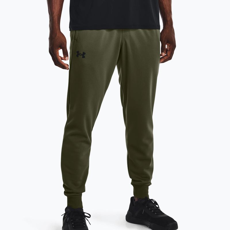 Штани тренувальні чоловічі Under Armour Armour Fleece Joggers зелені 1373362 8