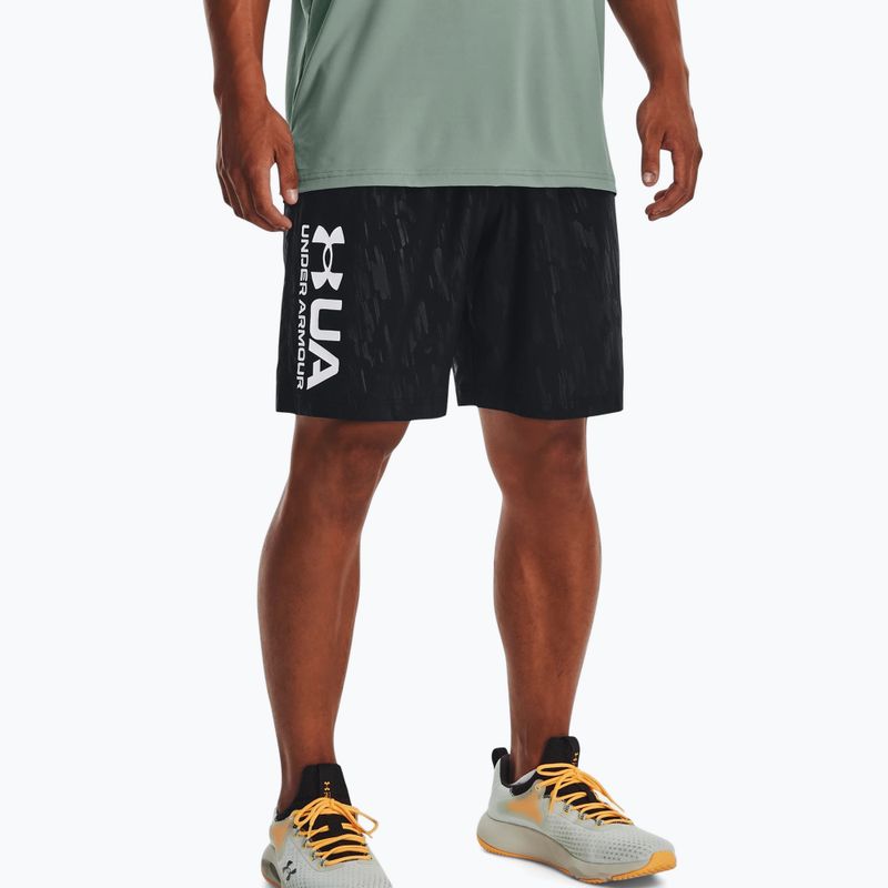 Шорти для тренувань чоловічі Under Armour UA Woven Emboss чорні 1361432 3