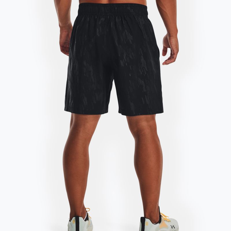 Шорти для тренувань чоловічі Under Armour UA Woven Emboss чорні 1361432 4