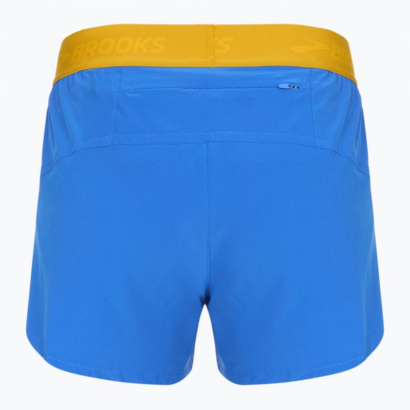 Шорти для бігу жіночі Brooks Chaser 3" bluetiful/golden hour 2