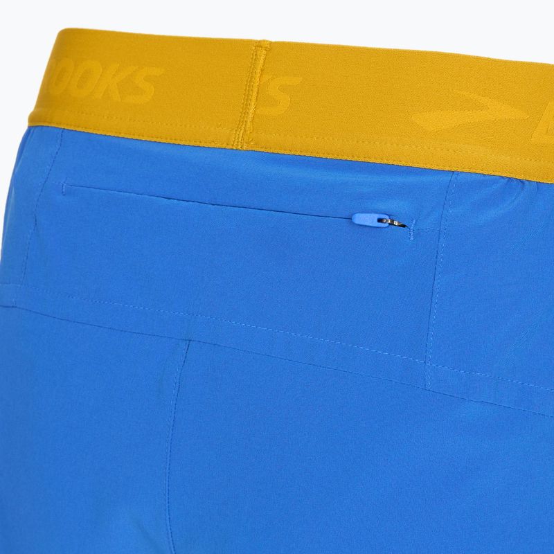 Шорти для бігу жіночі Brooks Chaser 3" bluetiful/golden hour 3