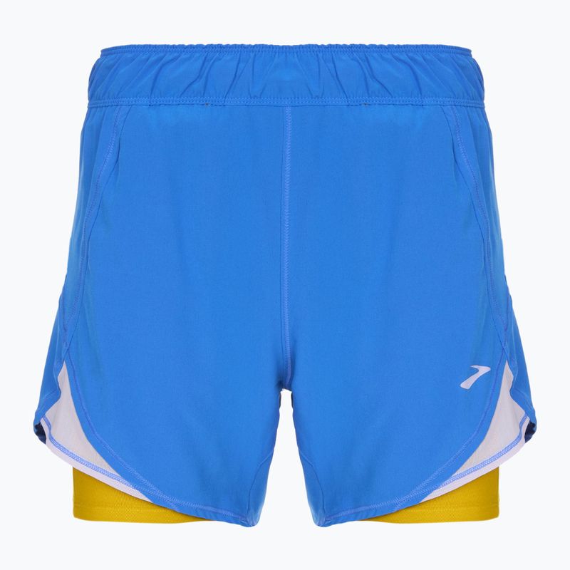 Шорти для бігу жіночі Brooks Chaser 5" 2-In-1 bluetiful/golden hour