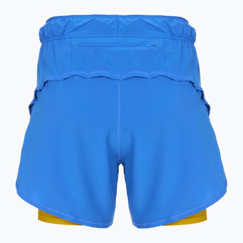 Шорти для бігу жіночі Brooks Chaser 5" 2-In-1 bluetiful/golden hour 2