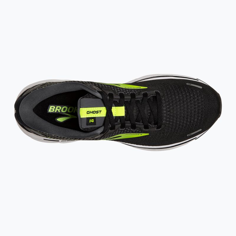 Кросівки для бігу чоловічі Brooks Ghost 14 black/pearl/nightlife 12