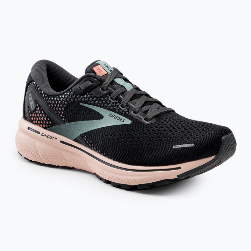 Кросівки для бігу жіночі Brooks Ghost 14 black/pearl/peach