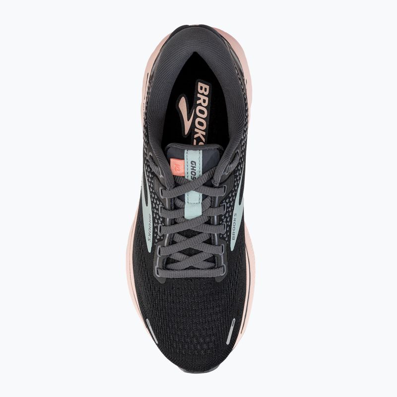 Кросівки для бігу жіночі Brooks Ghost 14 black/pearl/peach 6