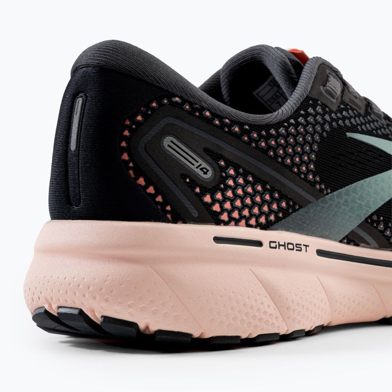 Кросівки для бігу жіночі Brooks Ghost 14 black/pearl/peach 9