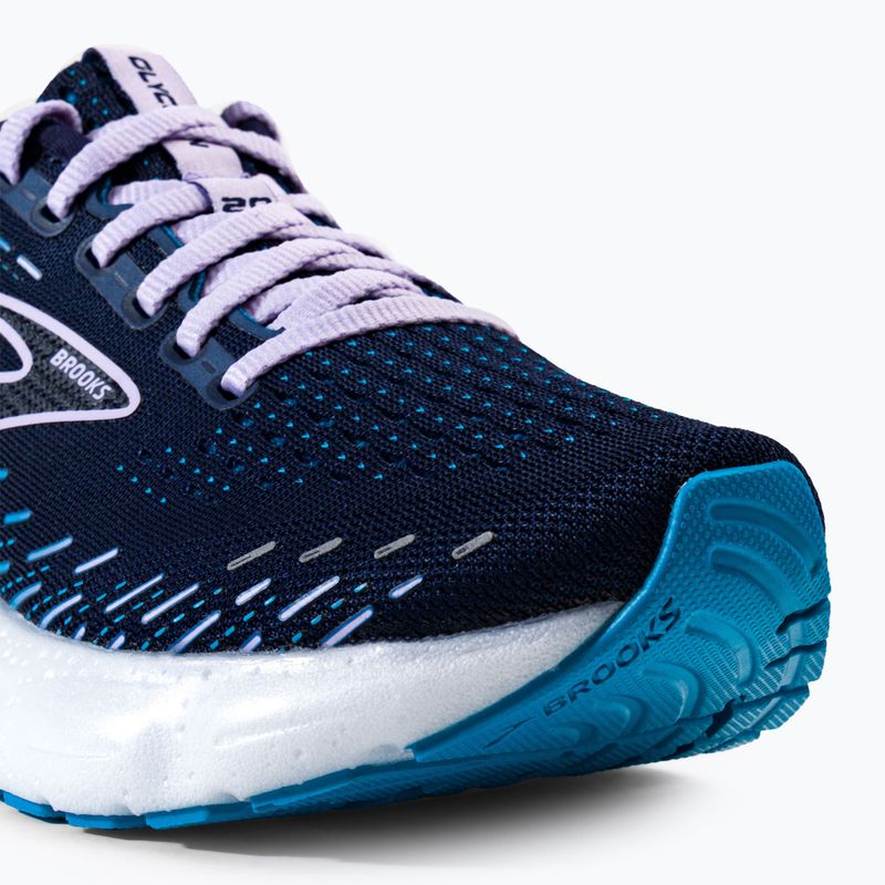 Кросівки для бігу жіночі Brooks Glycerin 20 Slim Fit peacoat/ocean/pastel lilac 9