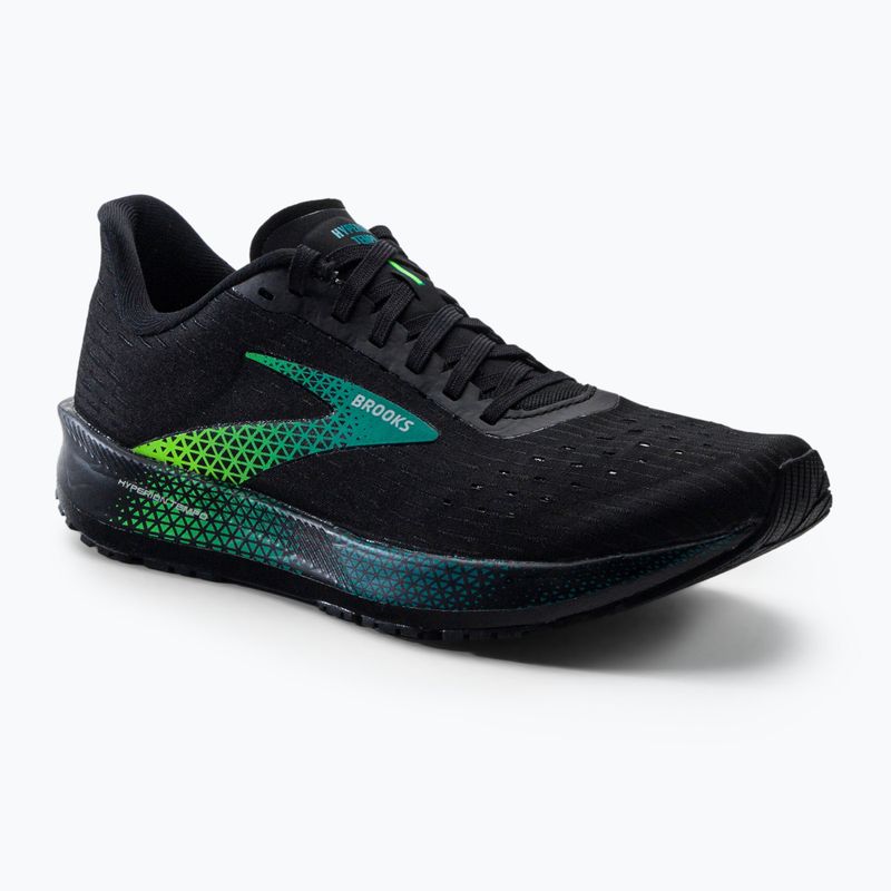 Кросівки для бігу чоловічі Brooks Hyperion Tempo black/kayaking/green gecko