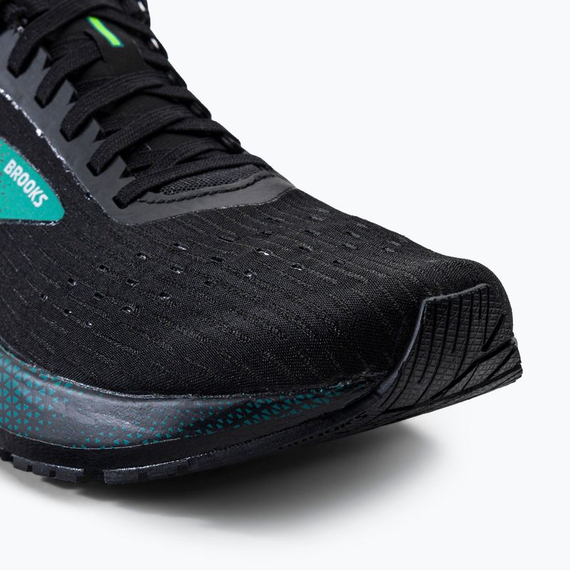 Кросівки для бігу чоловічі Brooks Hyperion Tempo black/kayaking/green gecko 7