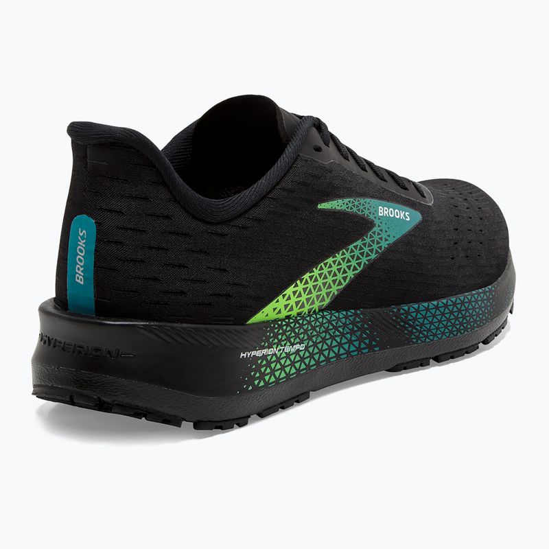 Кросівки для бігу чоловічі Brooks Hyperion Tempo black/kayaking/green gecko 11