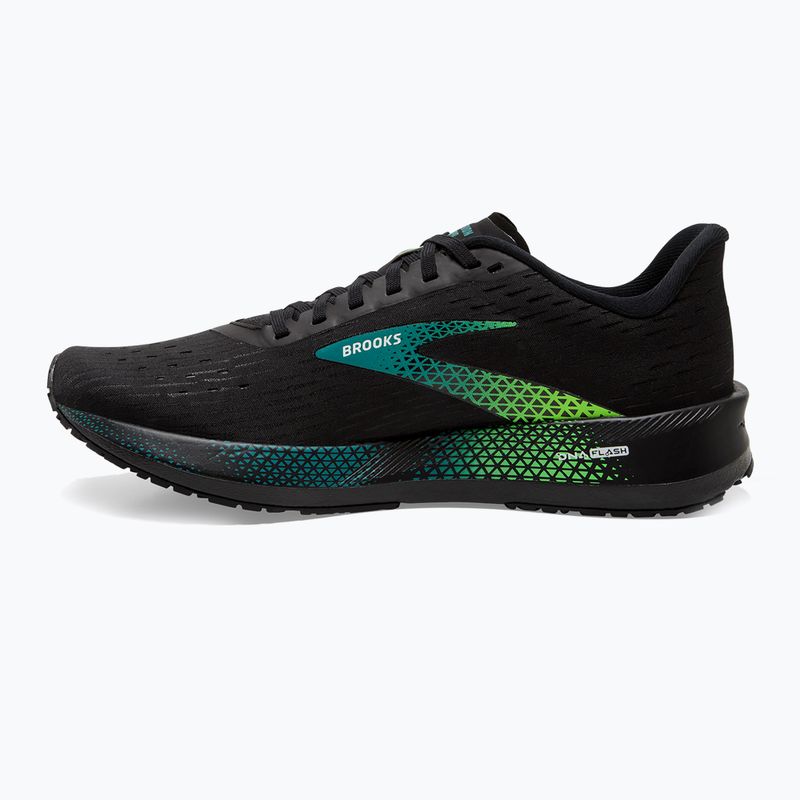 Кросівки для бігу чоловічі Brooks Hyperion Tempo black/kayaking/green gecko 13