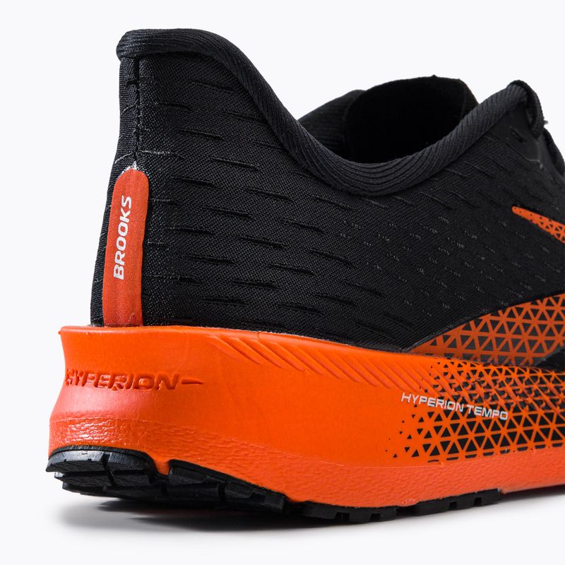 Кросівки для бігу чоловічі Brooks Hyperion Tempo black/flame/grey 9