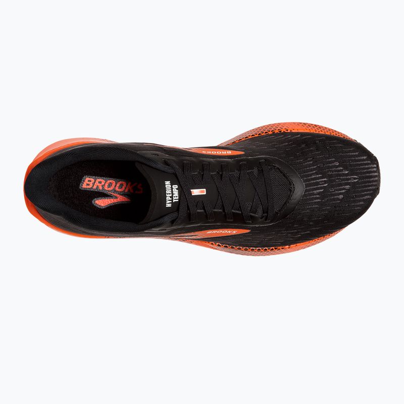 Кросівки для бігу чоловічі Brooks Hyperion Tempo black/flame/grey 14