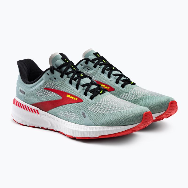 Кросівки для бігу чоловічі Brooks Launch GTS 9 blue surf/black/cherry tomato 6