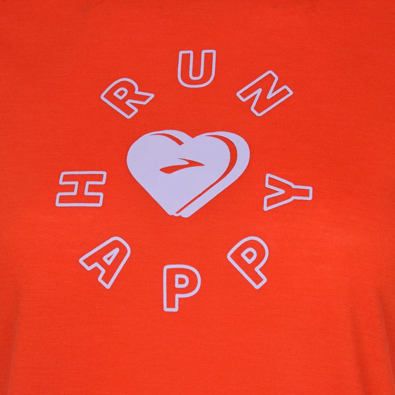 Футболка для бігу жіноча Brooks Distance Graphic jamberry/love run 3