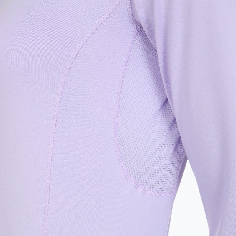 Кофта для бігу жіноча Brooks Dash 1/2 Zip violet dash 3