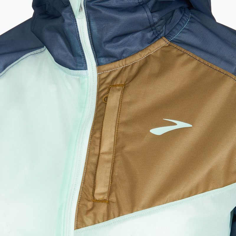 Куртка для бігу жіноча Brooks All Altitude ice blue multi 3