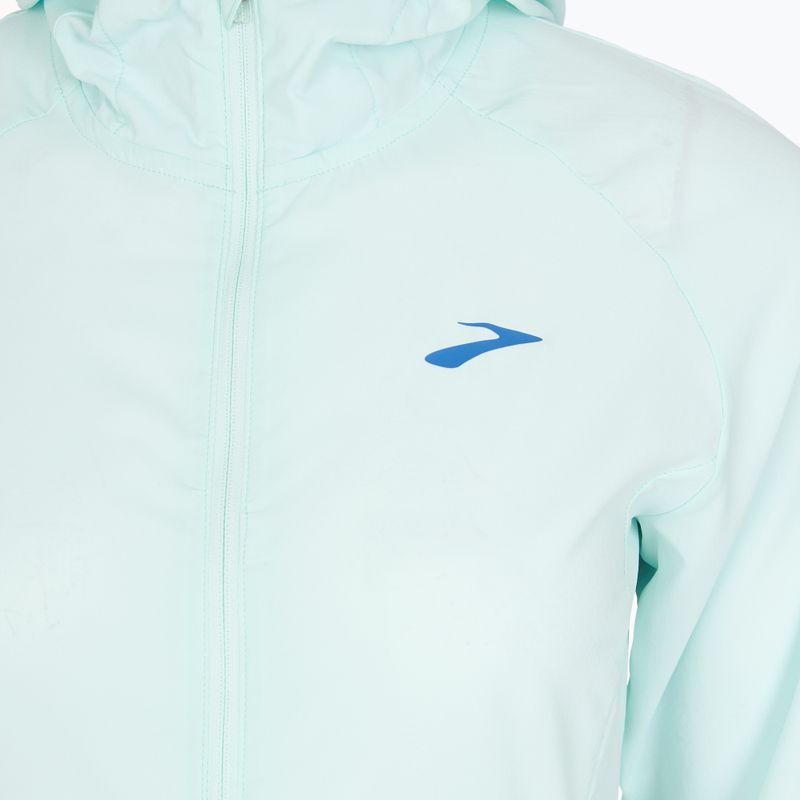 Куртка для бігу жіноча Brooks Canopy ice blue 3