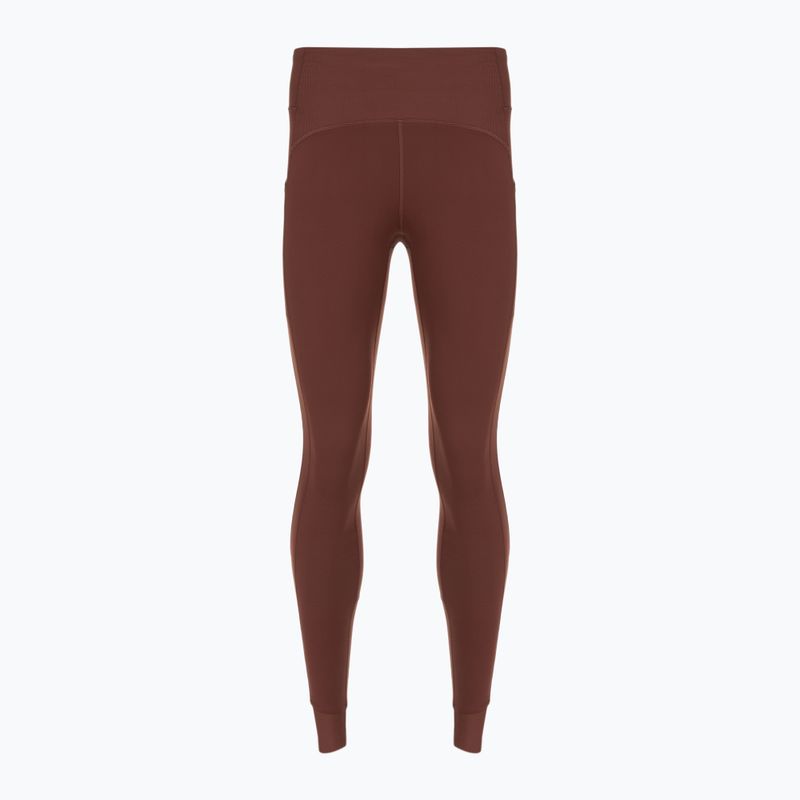 Легінси для бігу жіночі Brooks Momentum Thermal Tight run raisin