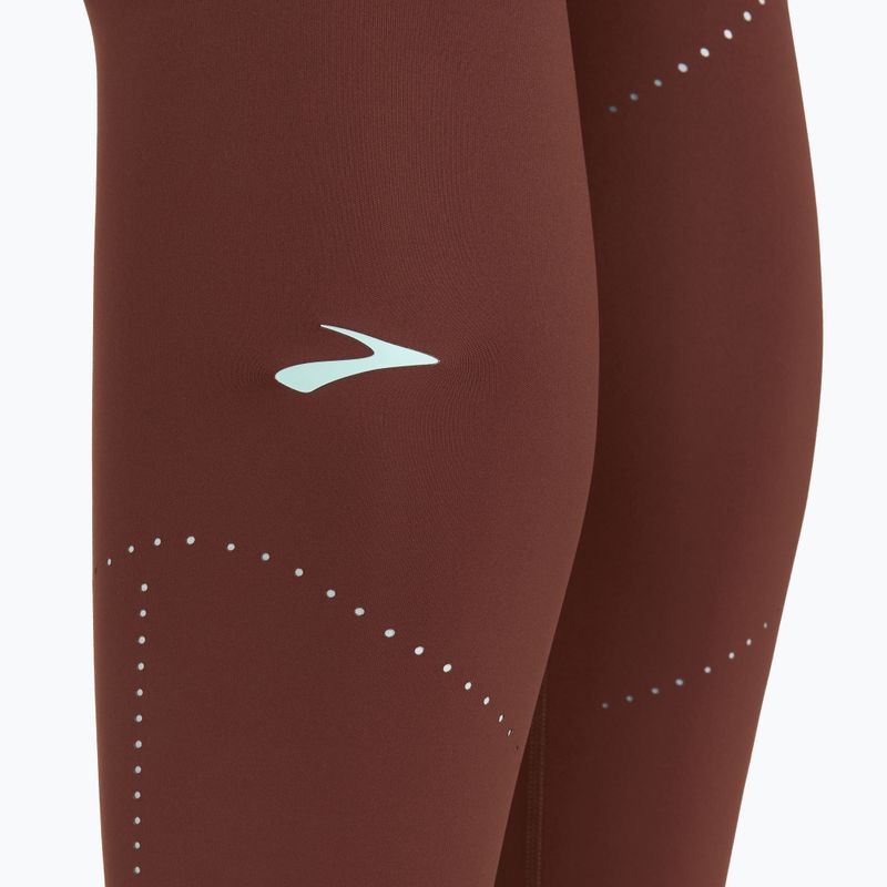 Легінси для бігу жіночі Brooks Method 7/8 Tight run raisin 4