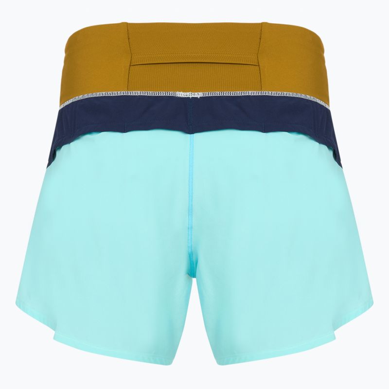Шорти для бігу жіночі Brooks Chaser 5" ice blue multi 2