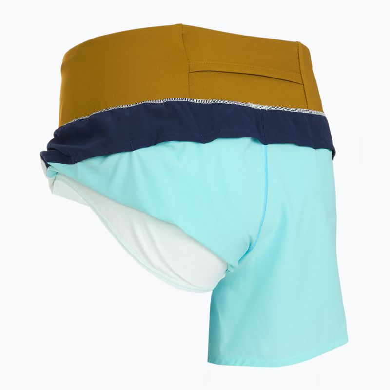 Шорти для бігу жіночі Brooks Chaser 5" ice blue multi 4