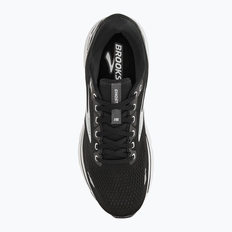 Кросівки для бігу чоловічі Brooks Ghost 15 black/blackened pearl/white 6