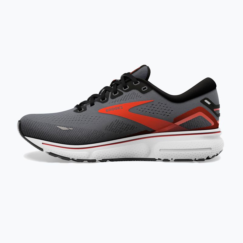Кросівки для бігу чоловічі Brooks Ghost 15 ebony/black/spicy orange 12