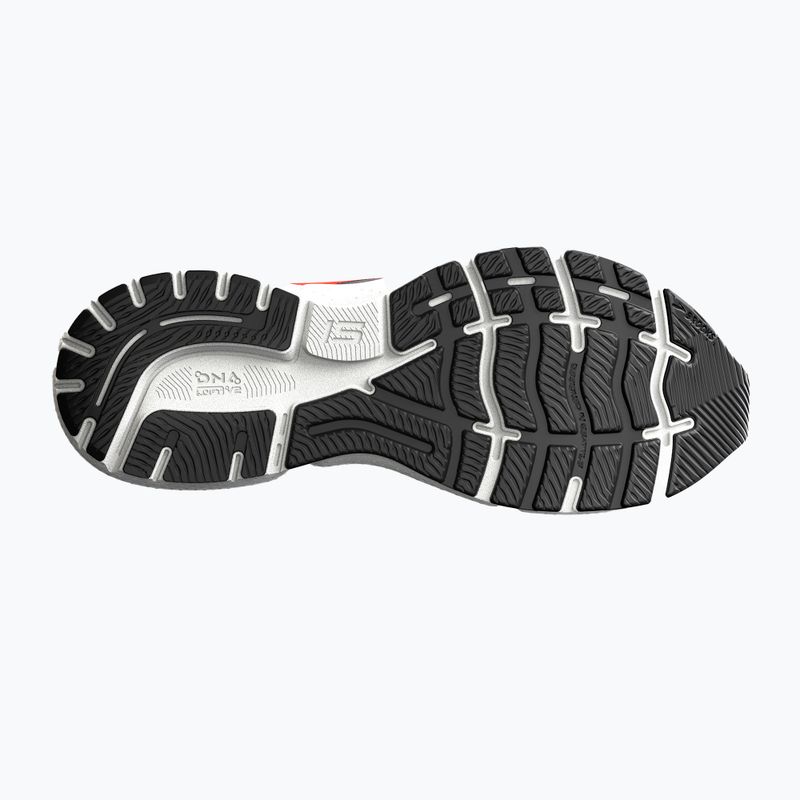 Кросівки для бігу чоловічі Brooks Ghost 15 ebony/black/spicy orange 14