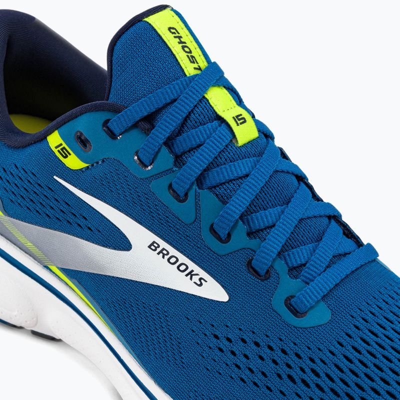 Кросівки для бігу чоловічі Brooks Ghost 15 blue/nightlife/white 8