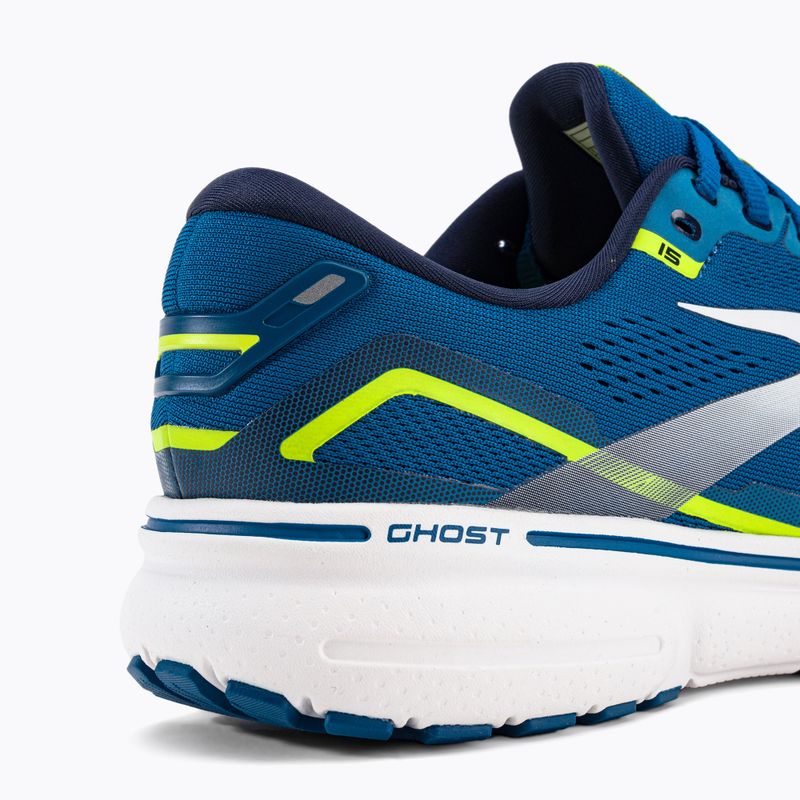Кросівки для бігу чоловічі Brooks Ghost 15 blue/nightlife/white 9