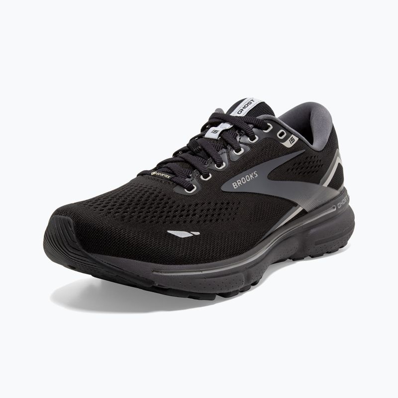 Кросівки для бігу чоловічі Brooks Ghost 15 GTX black/blackened pearl/alloy 16