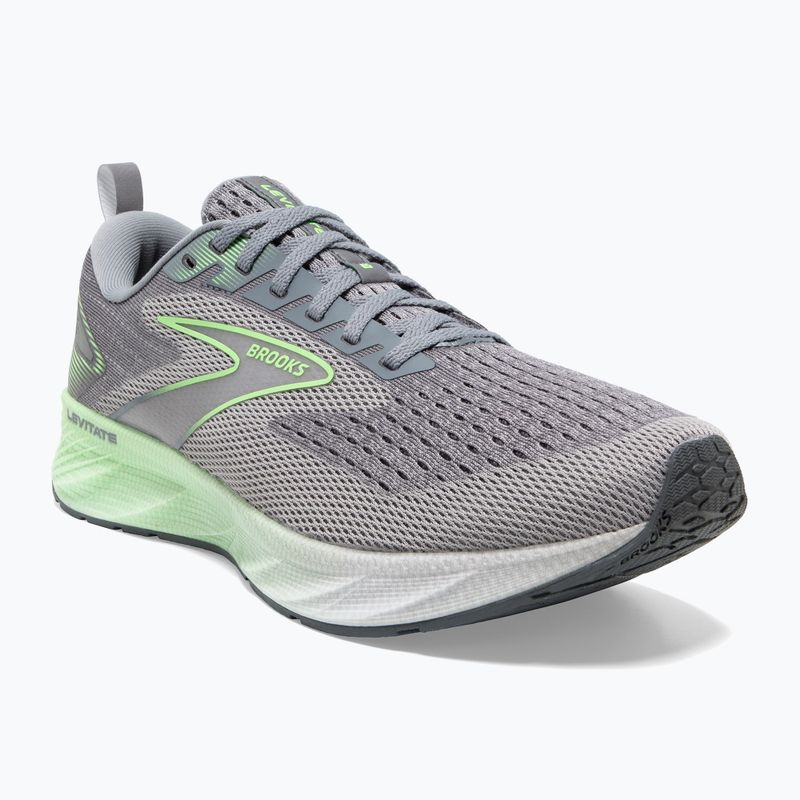 Кросівки для бігу чоловічі Brooks Levitate 6 primer grey/neon green 10