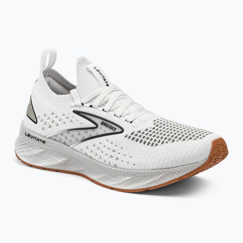 Кросівки для бігу жіночі Brooks Levitate StealthFit 6 white/bran